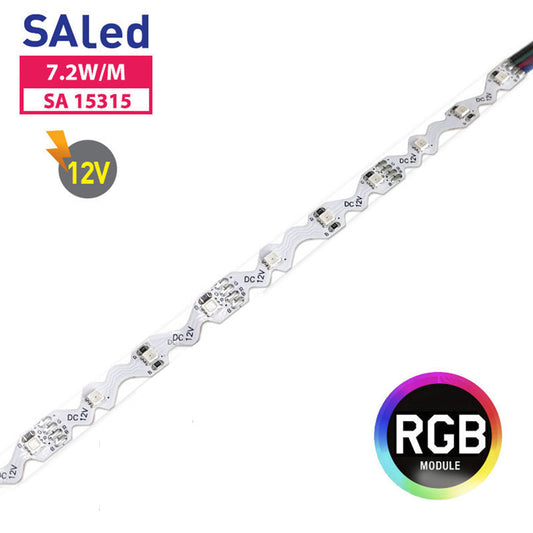 SA B-Zigzag 60 12V RGB (7.2 W/M, 5 Metre/Roll)