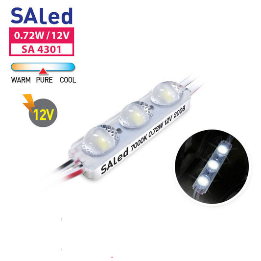 SA L-Mini 3 LED 0.72W 12V 7000K (50 Modules / Unit)